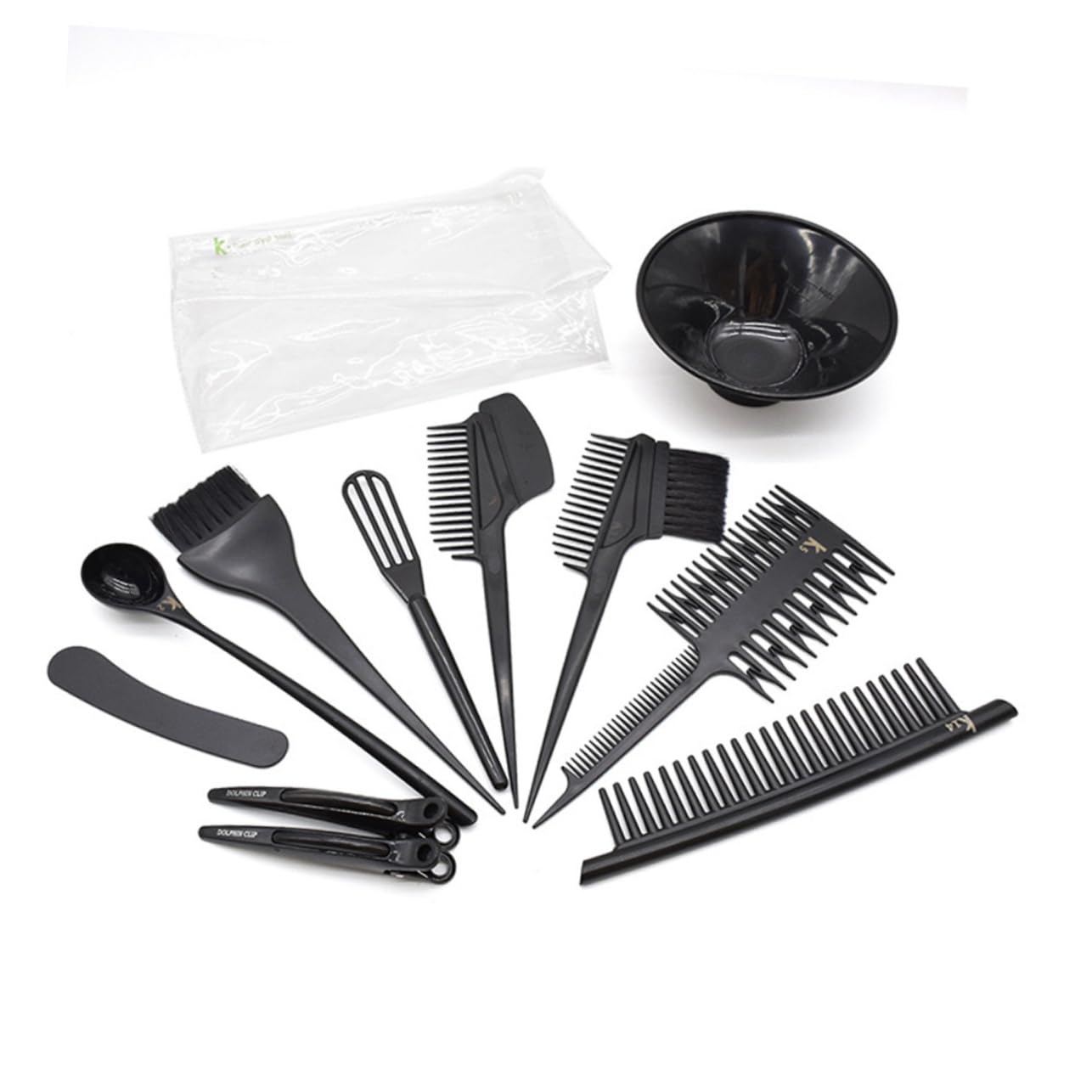Hair Dye Set Mixing Bowl and Comb 5-Piece DIY Hair...