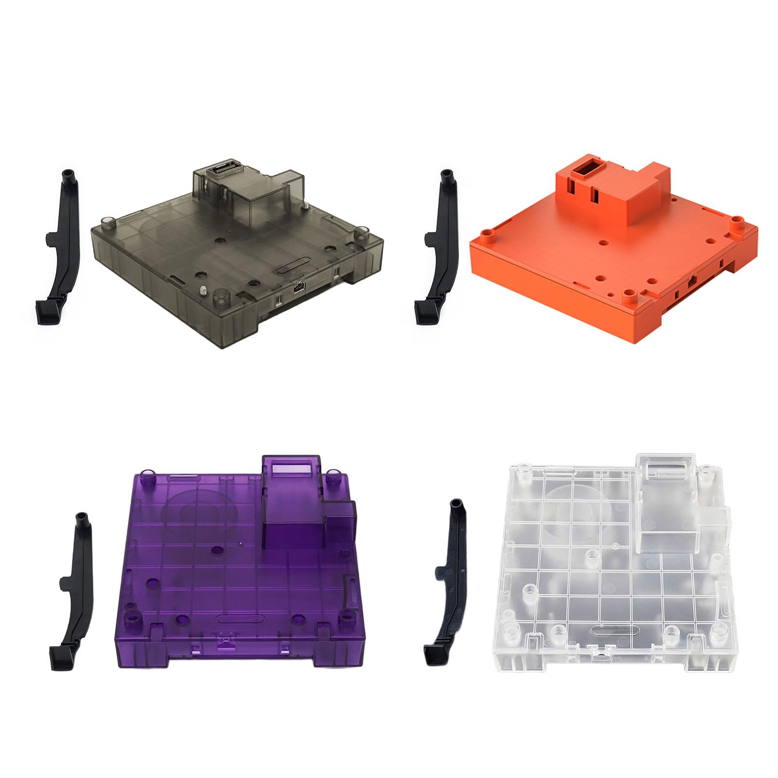 Custodia con base traslucida resistente ai graffi, custodia per videogiochi, accessorio di ricambio per videogiochi