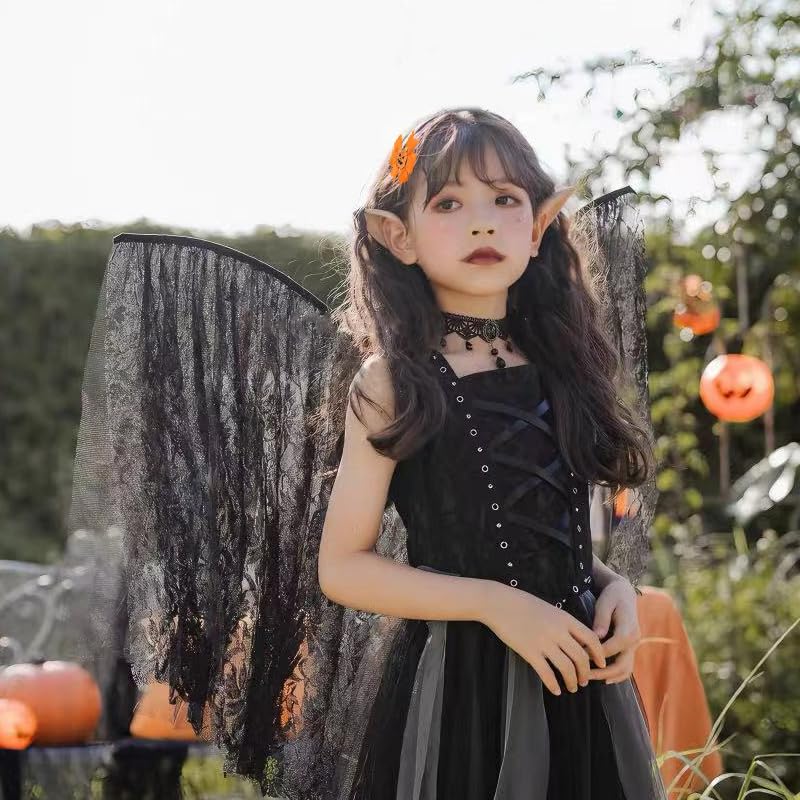 Miniatura 7 de Lazos para el pelo de Halloween, pinzas para el pelo de calabaza para niñas, lindos pasadores de Halloween para niñas pequeñas, clip de pelo con