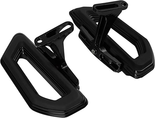 TCT-MOTORPARTS Estribos de conductor y pasajero para Harley Touring Road King Road Glide Electra Glide Street Glide 1993-2023