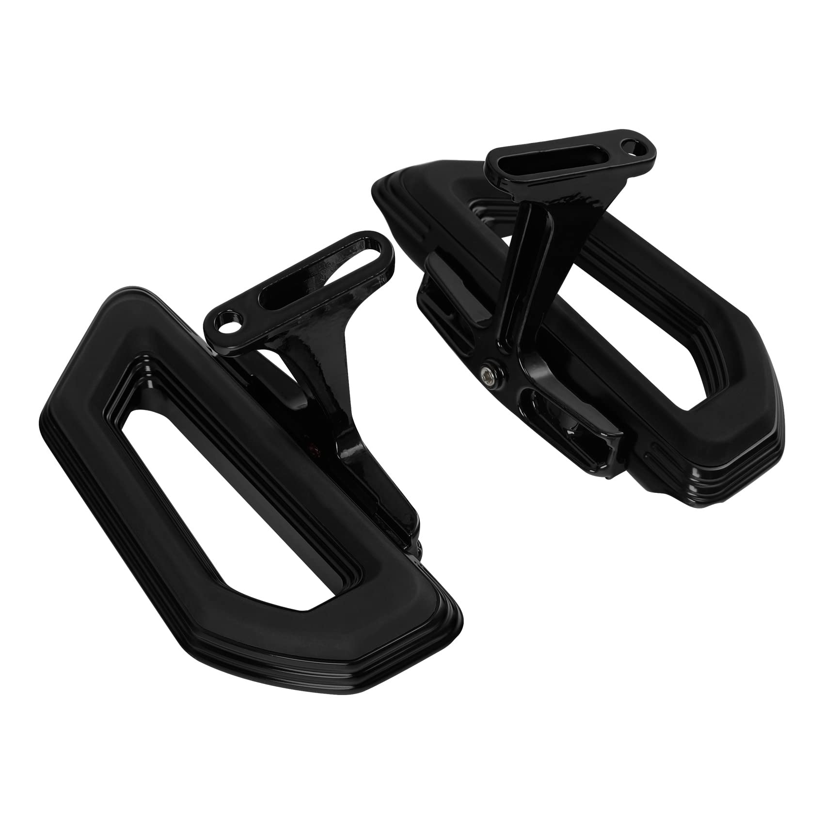 Rear Passenger Floorboards for Harley Touring 1993-2023 (Black)