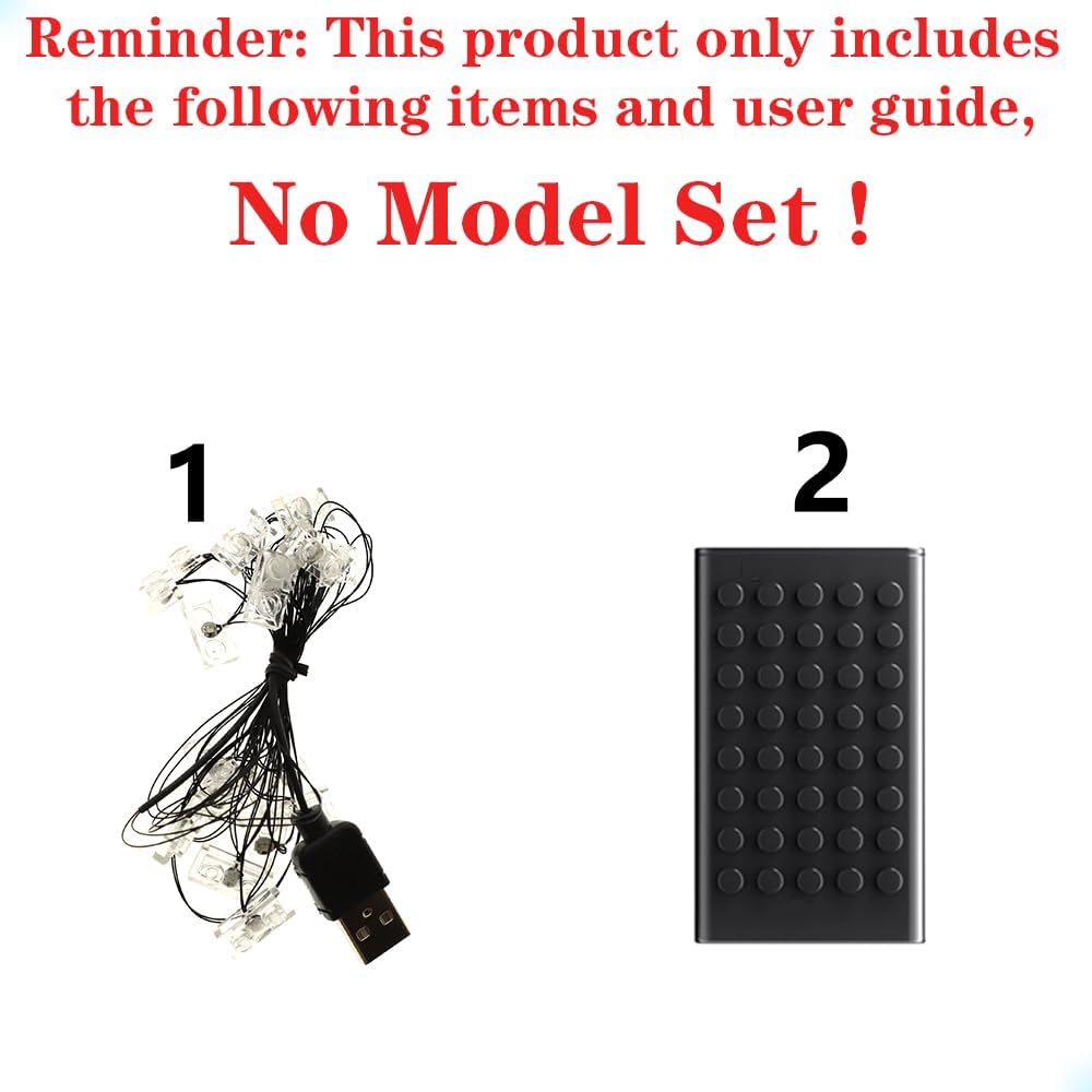 LED Light Set Compatible with Lego 40573 Christmas Tree Building Blocks Model - Model Set NOT Included image 3