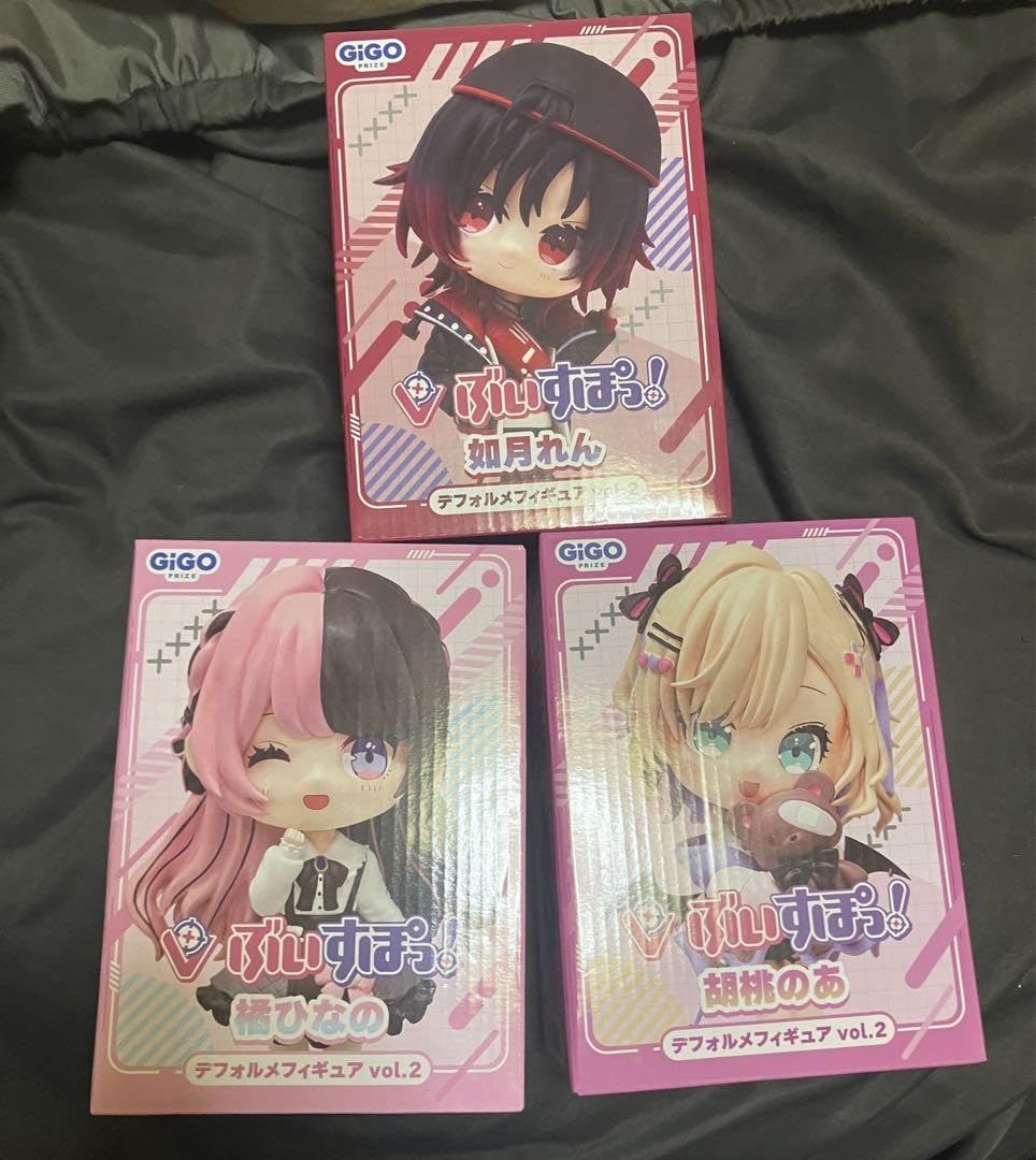 3種セット ひなの のあ れん ぶいすぽっ！ デフォルメフィギュア gigo Amazon.co.jp: GIGO限定 ぶいすぽ デフォルメフィギュア ひなの のあ