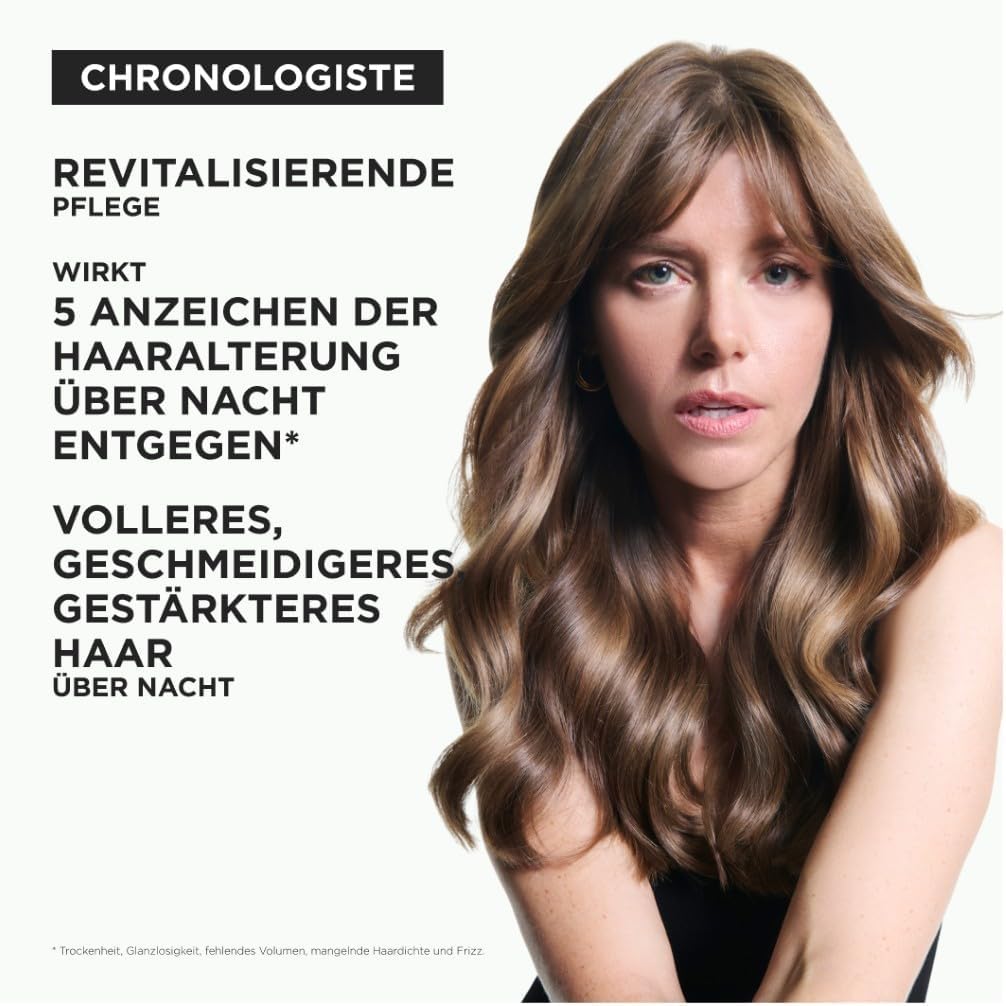 Kérastase Chronologiste Masque Intense Régénérant, Anti-Aging Haarmaske mit Hyaluronsäure & Abyssin, für geschmeidiges, glänzendes Haar mit Feuchtigkeit, 75 ml