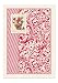 Michel Design Works Candy Cane Cotton Kitchen Towel, Red