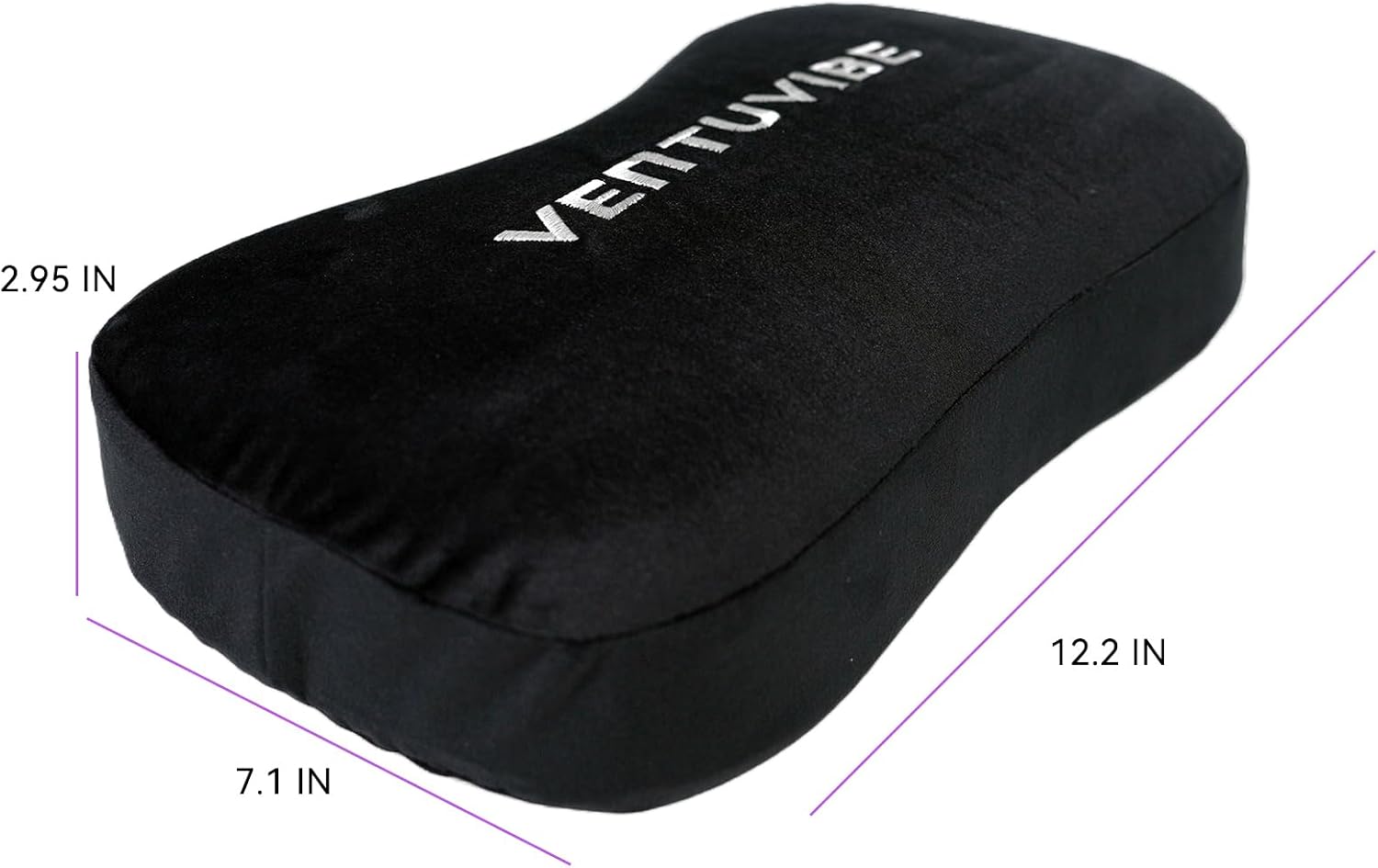 Neck Pillows-Chair Headrest,Neck & Cervical Pillows-Memory Foam,Black