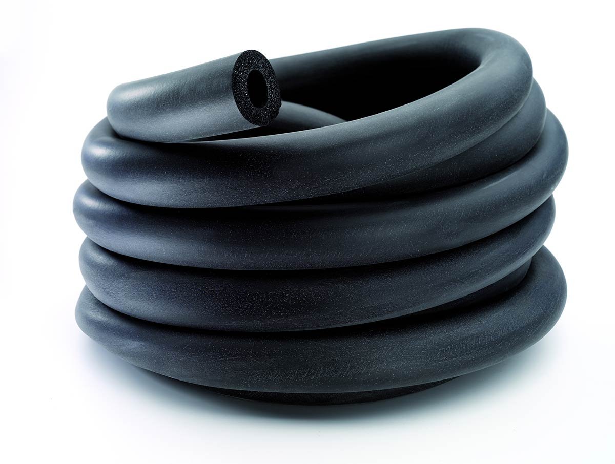 Rohrisolierung für Kälte & Klimatechnik | schwarz endlos | Rohrdurchmesser 22mm x Dämmdicke 9mm x 19m