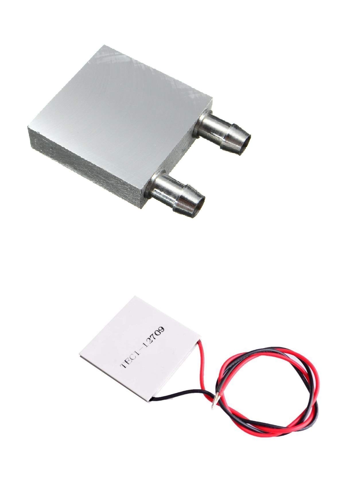 See full amazon price history chart for INVENTO 1Pcs Peltier Aluminum Water Cooling Block 40x40x12mm + Tec1-12715 12V 150W Thermoelectric Cooler Peltier Plate Module INVENTO 1Pcs Peltier Aluminum Water Cooling Block 40x40x12mm + Tec1-12715 12V 150W Thermoelectric Cooler Peltier Plate Module (B07X17TXSB) Amazon Price History, Amazon Price Tracker
