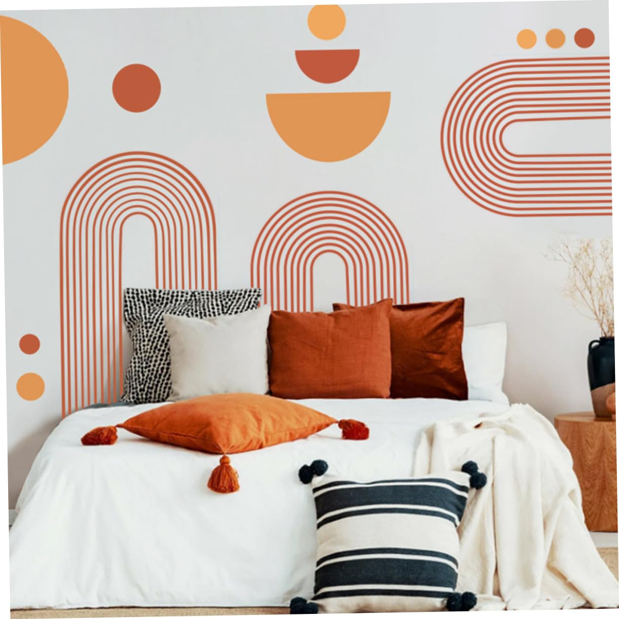 TOYANDONA 2sets Adesivi Murali Geometrici Peel and Stick Per Decorazione Casa Adesivo Rimovibile Per Camera e Lisci Design