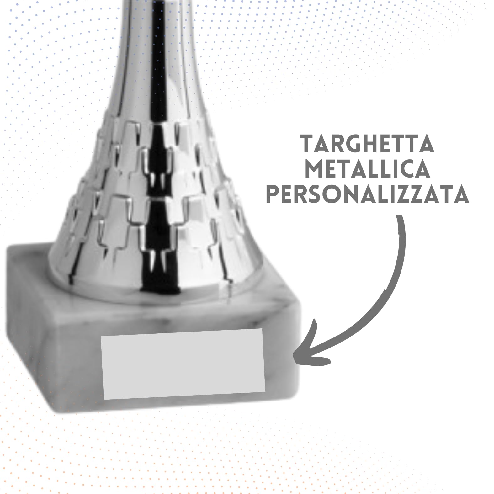 Trofeo Personalizzabile 36, 35, 34 cm Singolo o Tris per Tutti Gli Sport, Calcio, Calcettto, Tennis, Basket, Padel, Fantacalcio, Concorsi, Premiazioni cod. 12.281