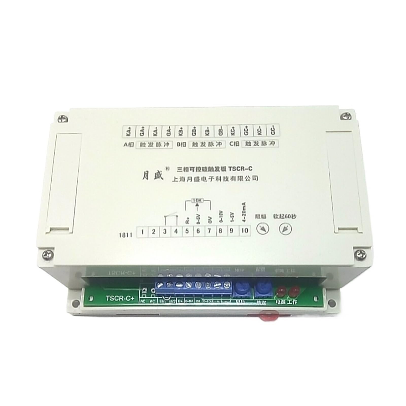 Thermostat redresseur triphasé TSCR-C pour éviter les pics de tension au démarrage