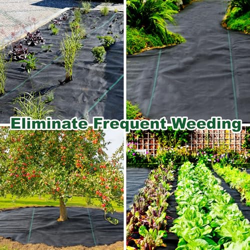4' x 100' FrutPunch Weed Barrier Landscape Fabric w/ 20 U-Shaped Ground Stakes $10.15 w/ S&S - image 6