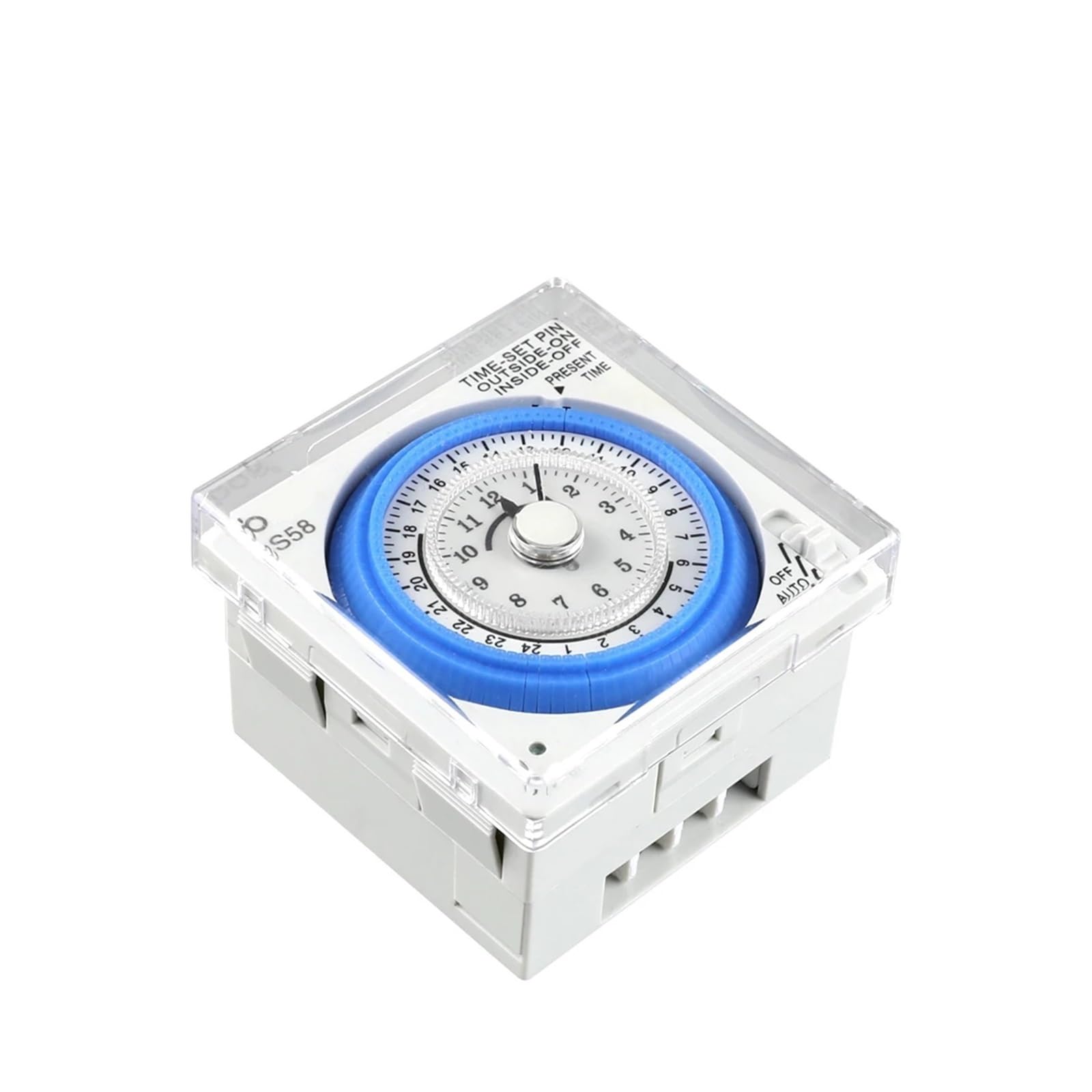Mini Timer Meccanico, con 96 Volte di accensione/spegnimento al Giorno. unità di impostazione Minima 15 Minuti (Size : 110V)