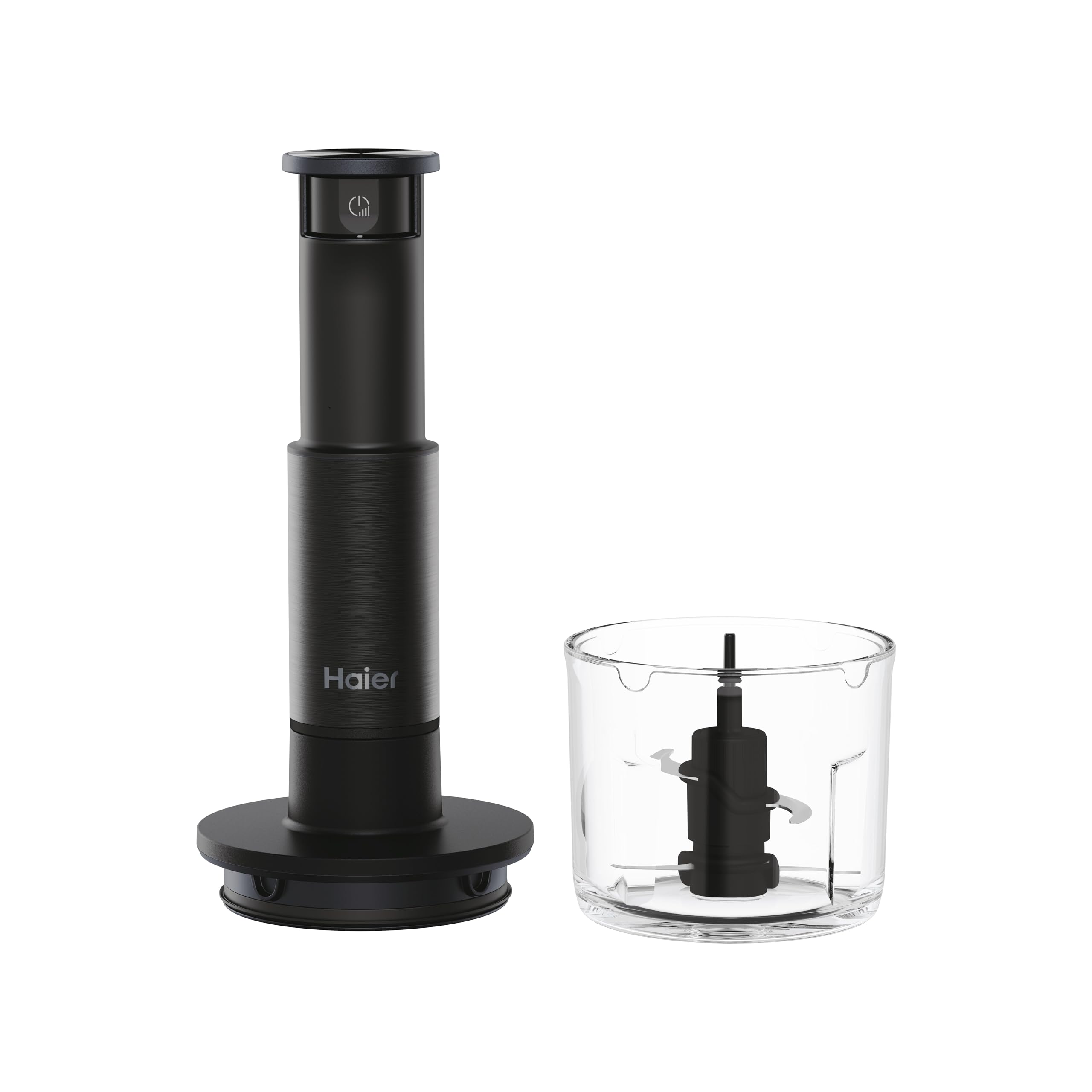 Haier Chopper Jug for Series 5 Hand Blender, Glass Container, Stainless Steel Support Pin, Dishwasher Safe - Image 4