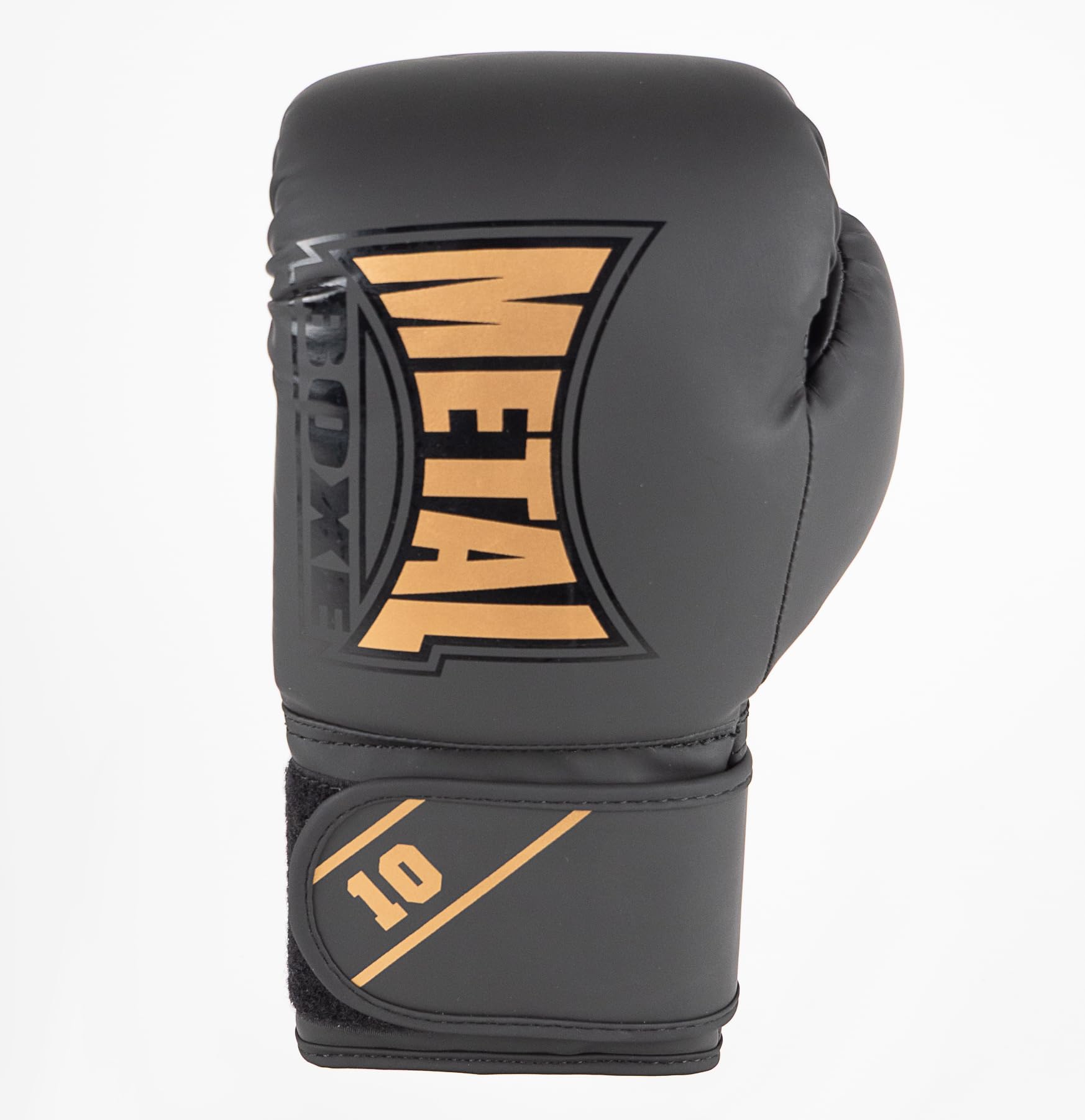 Gants De Boxe Entraînement METAL BOXE Starter Noir/Or 12 Oz