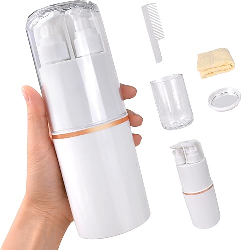 Kit de cepillo de dientes de viaje Contenedor de viaje 8 en 1 para cepillo de dientes aprobado por la Tsa Tamaño de viaje (azul genciana)