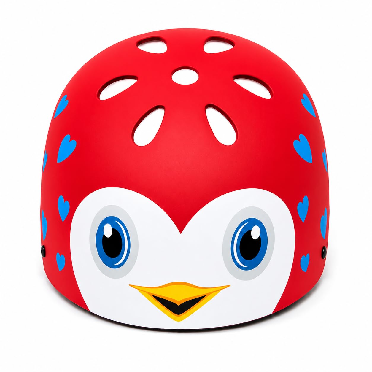 Penguin Red Kids Bike Helmet for Boys & Girls (4–10 Years) | Adjustable Multi-Sport Safety Helmet for Cycling, Skating, Scooter & Skateboard | Lightweight ABS Shell with EPS Impact Protection-picture-21