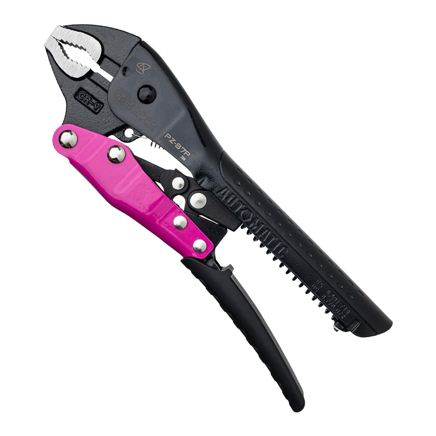 Engineer Screwsaurus VP-7 PINK & BLACK for Slotted Screws, Crushed Screws, Rusted Screws, 0.1 - 0.4 inch (3 - 9.5 mm) Diameter PZ-87P
