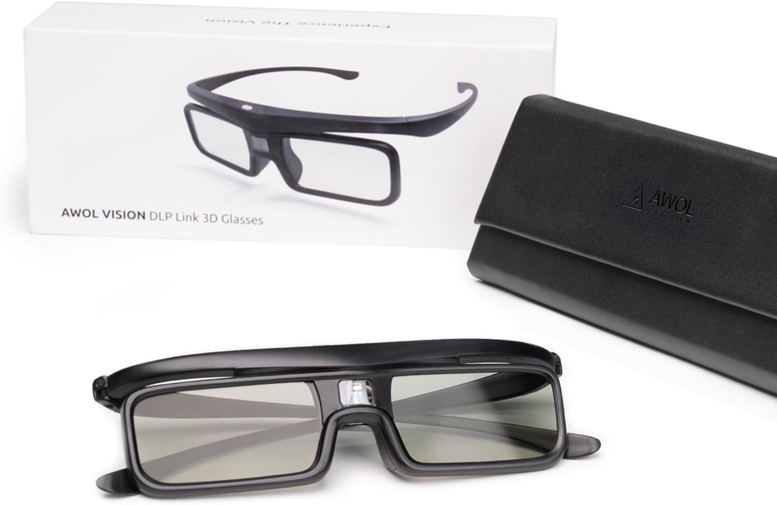 Lunettes 3D Docooler GL2100 DLP Link Rechargeables – Noir – Neuves