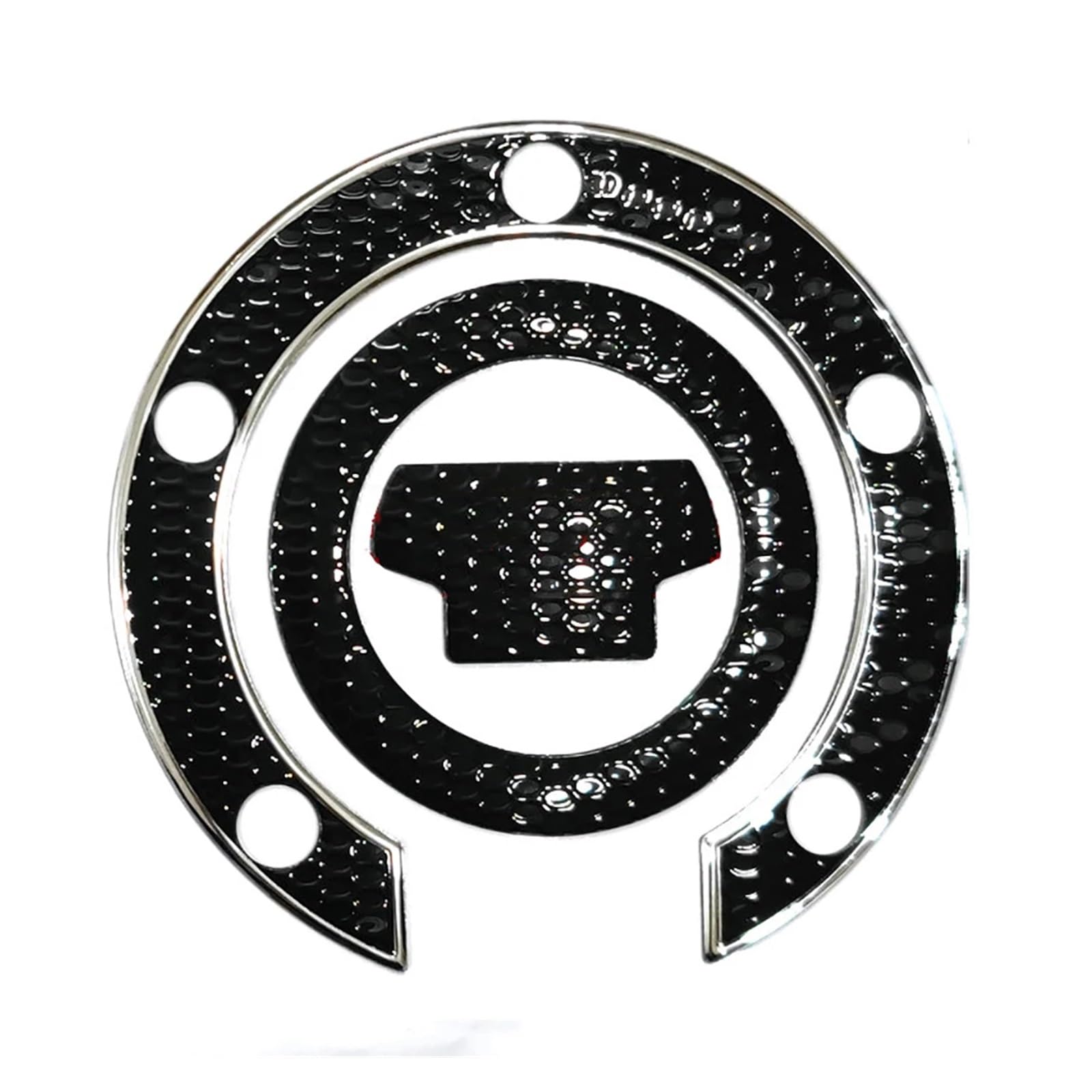 Zxcygg 3 Silver Motorcycle Fuel Gas Cap For For Yzf For R6 For R6 Fjr1300 For Fz1s Fz8 F&Azer 8 Fz6s Fz6n For Xj6 Fz6r Tank Pad Sticker Decals(3 Silver)