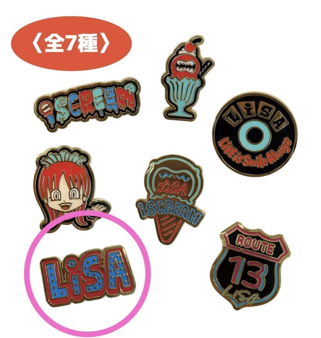 Amazon.co.jp: LiSA グッズ ランダムピンズ i SCREAM Ver. LiSA : おもちゃ