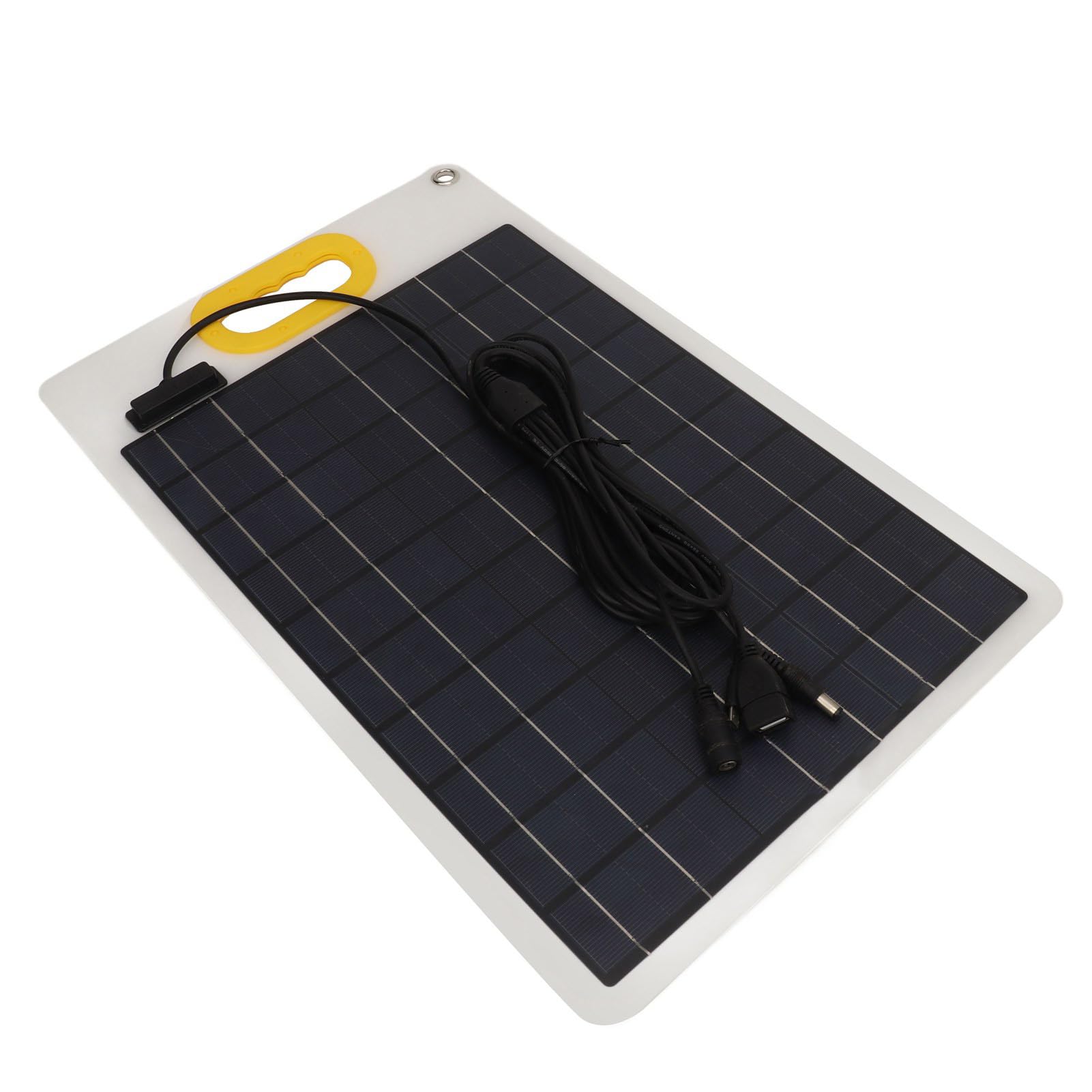 Pannello Solare Portatile da 100 W, Caricabatterie da Pannello Solare da 100 W Efficiente DC 12 V 24 V 5 A per Fotocamere, Escursioni, Telefoni Cellulari, Campeggio