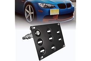 License Plate Tow Hook Adaptor Mounting Bracket