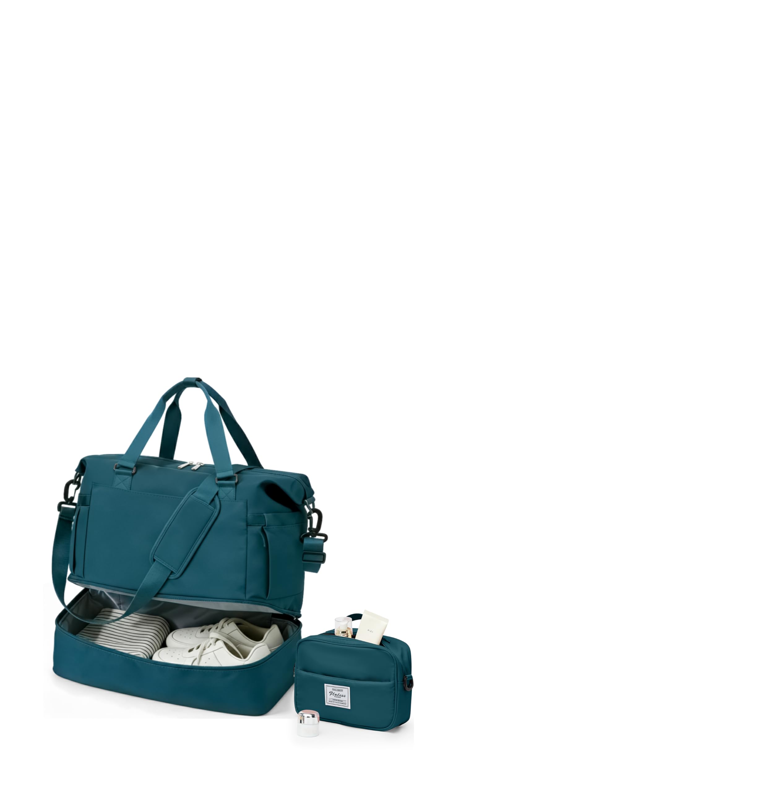 Weekender Bags for Women Travel Gym Duffel Bag with Shoe Compartment Wet Pocket Carry On Personal Item Overnight
