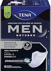 Absorvente Protetor Masculino Tena Men Level 3 Noturno 8 Unidades