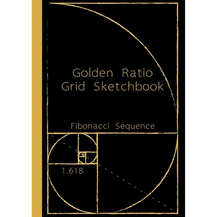 Buy Golden Ratio Grid Sketchbook Fibonacci Sequence 1.618 Golden