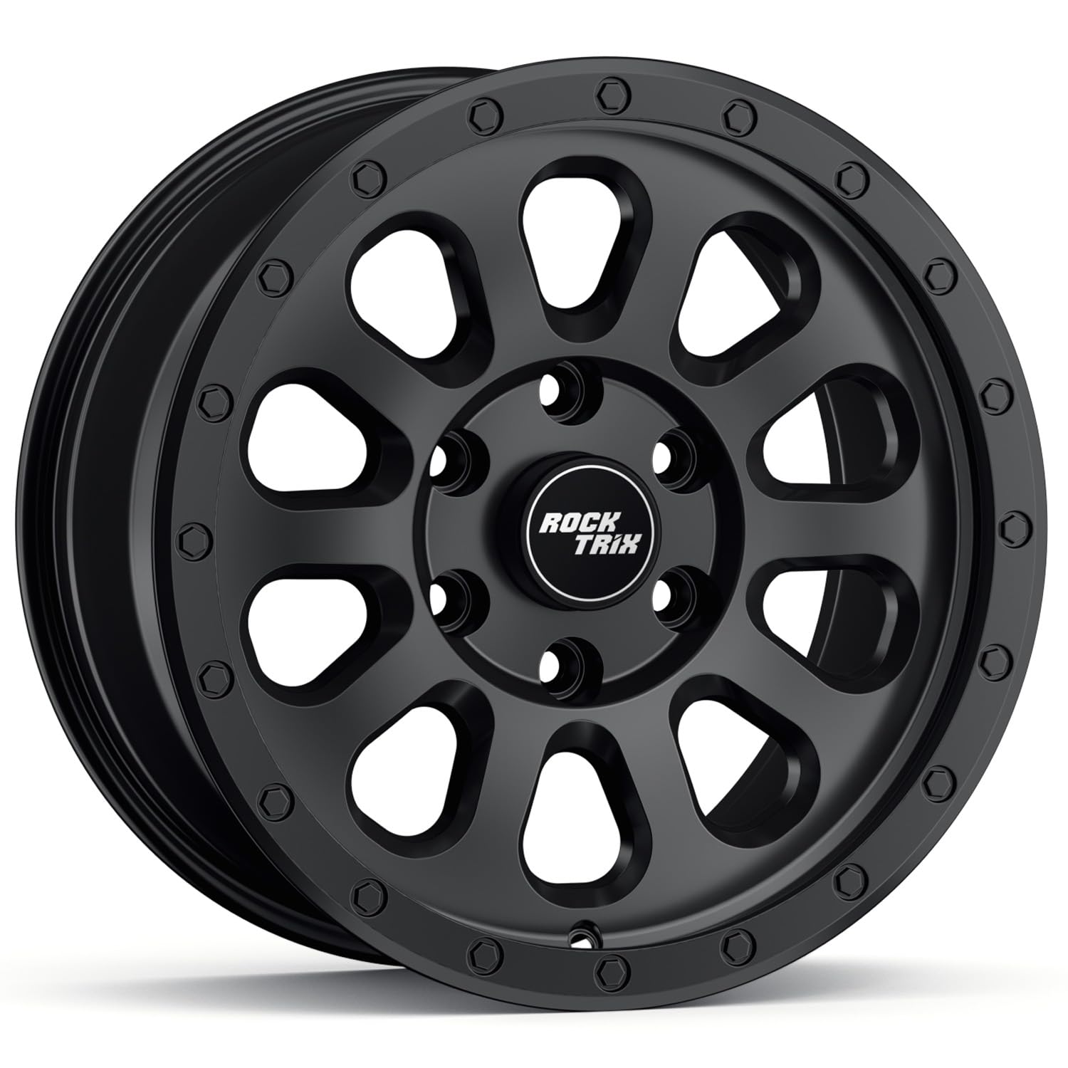RockTrix RT111 17-Inch Black Wheel for Toyota Tacoma/4Runner/FJ Cruiser (6x5.5)