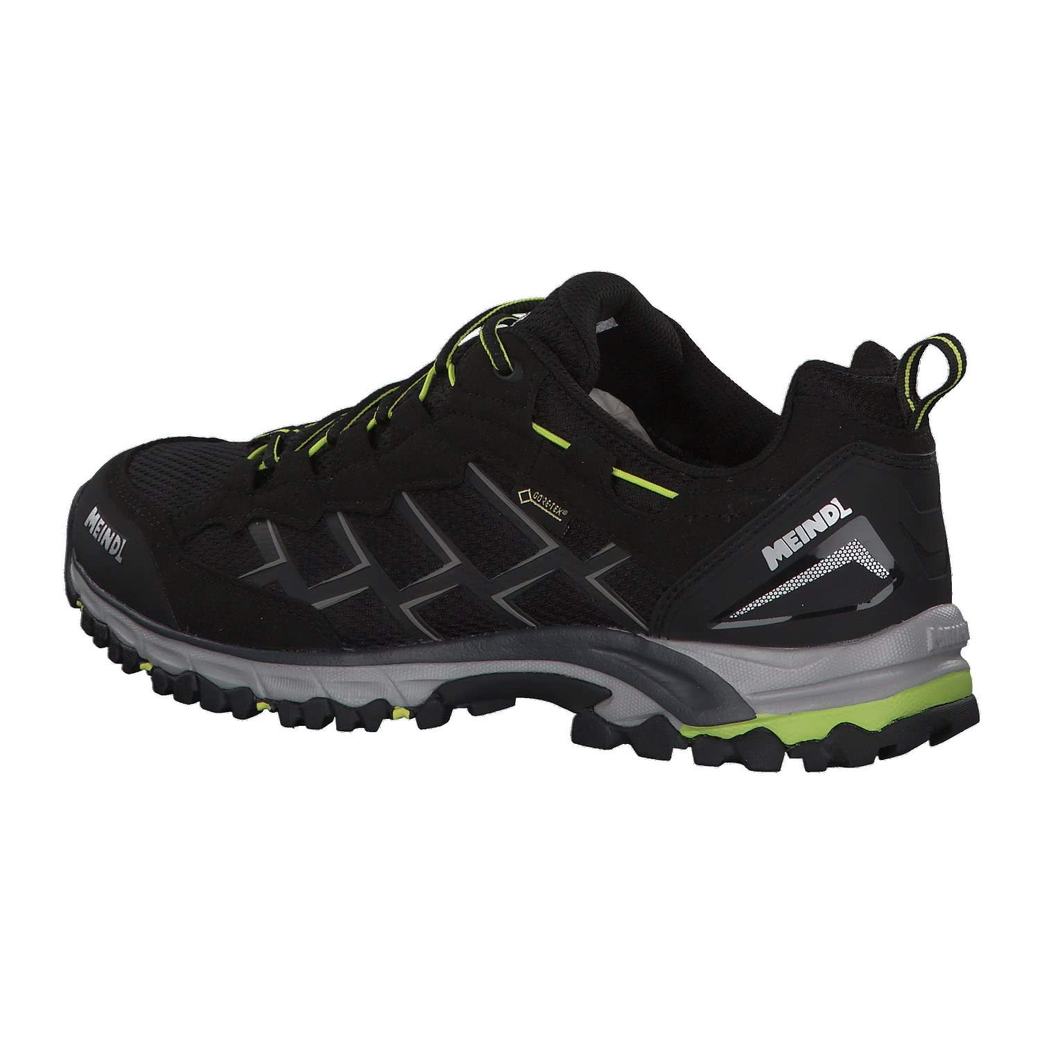 Meindl Adult Leichtwanderschuhe niedriger Schnitt Herren Caribe GTX schwarz