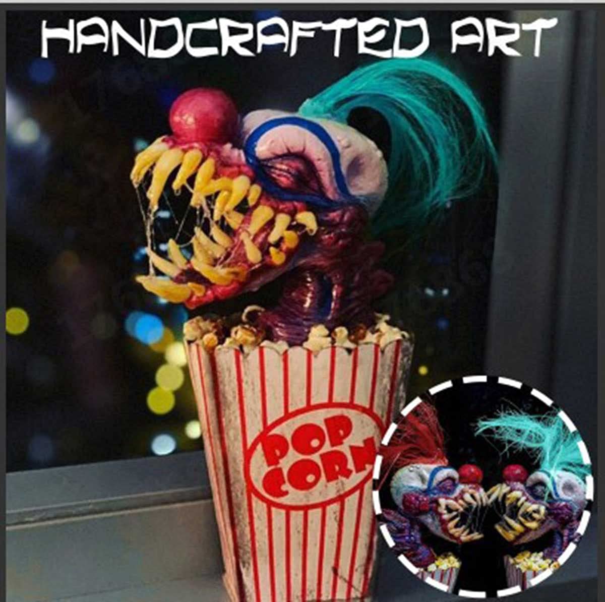 グロ注意♡ピエロベア　ハロウィン　特大 Amazon | WovWeave ハロウィン ピエロ ドアカバー サーカス ハロウィン