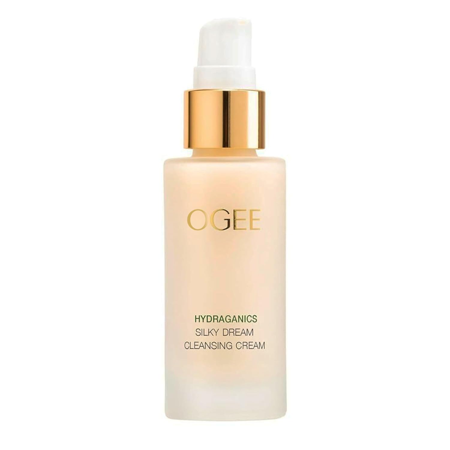Ogee Silk Dream Facial Cleanser Cream - Certified Organic Daily Face Cleanser - Effectively Cleanses, Hydrates & Moisturizes with Bioactive Peptides - Travel Size (1 oz | 30mL)