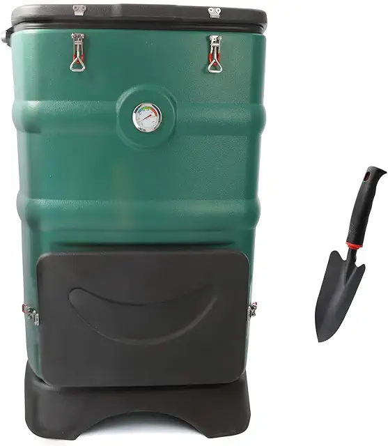 Hot Frog Composter: Insulated Bin with Ventilation & Leachate Reservoir (Green)