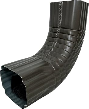 90degree, Style A, 2x3", Dark Bronze, Aluminum Downspout Gutter Elbow