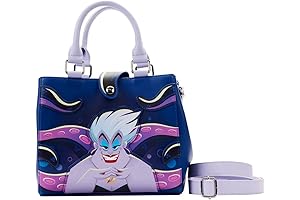 The Whimsical Undersea Adventure: Little Mermaid Ursula Plotting Crossbody Bag