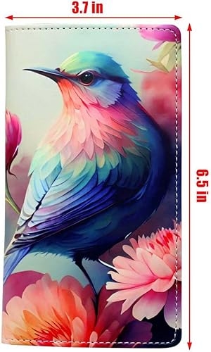 Miniatura 6 de Sanlykate Funda para chequera para cheques duplicados, hombres y mujeres, bloqueo RFID, piel sintética, funda estándar para libro de cheques con