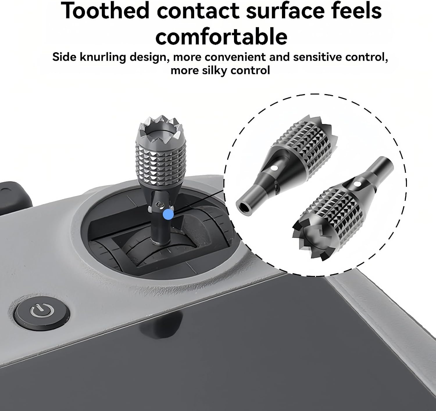 Drone Controller Thumb Sticks, Telescopic Folding Joysticks for DJI FPV/FPV2/FPV3/RC PRO Remote Control Joystick Rocker Replacement Accessories image 2
