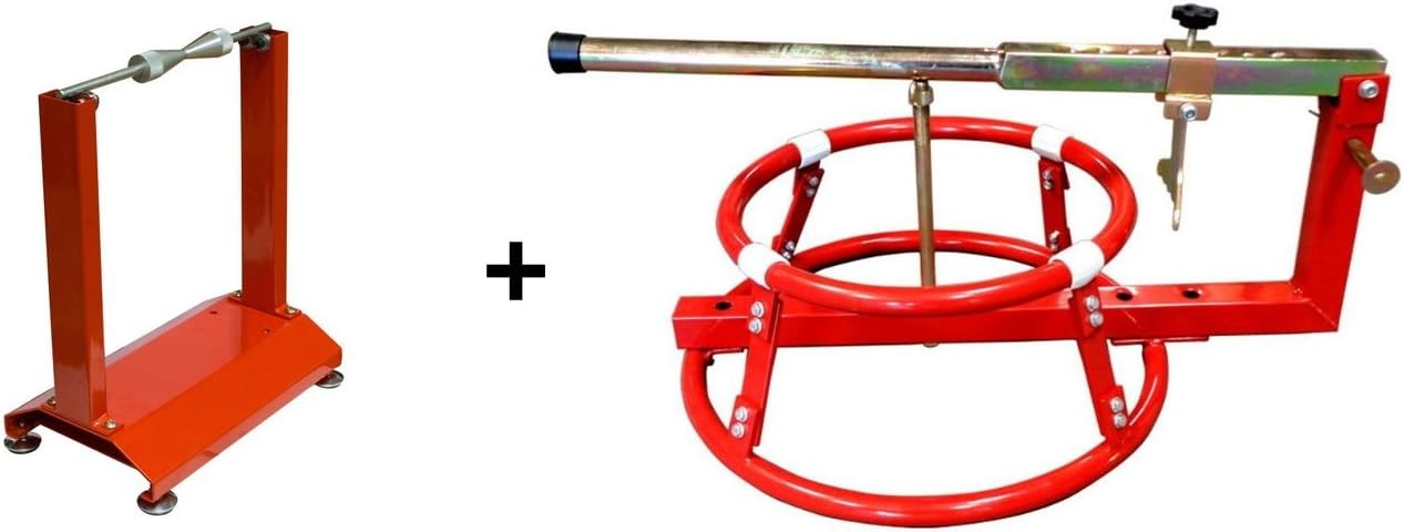 WBYC Ricambi Weiss Balancing Device + Wheel Assembly Set, Tyre Changer, Tyre Balancing Device, Motorbike