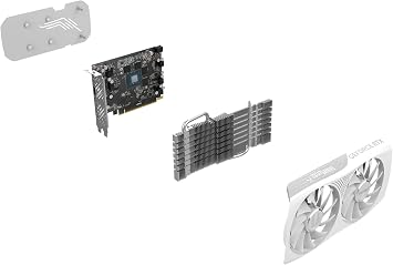 ZOTAC Gaming GeForce RTX 4060 8GB Twin Edge OC White Edition DLSS 3 8GB GDDR6 128-bit 17 Gbps PCIE 4.0 Compact Gaming Graphics Card, ZT-D40600Q-10M