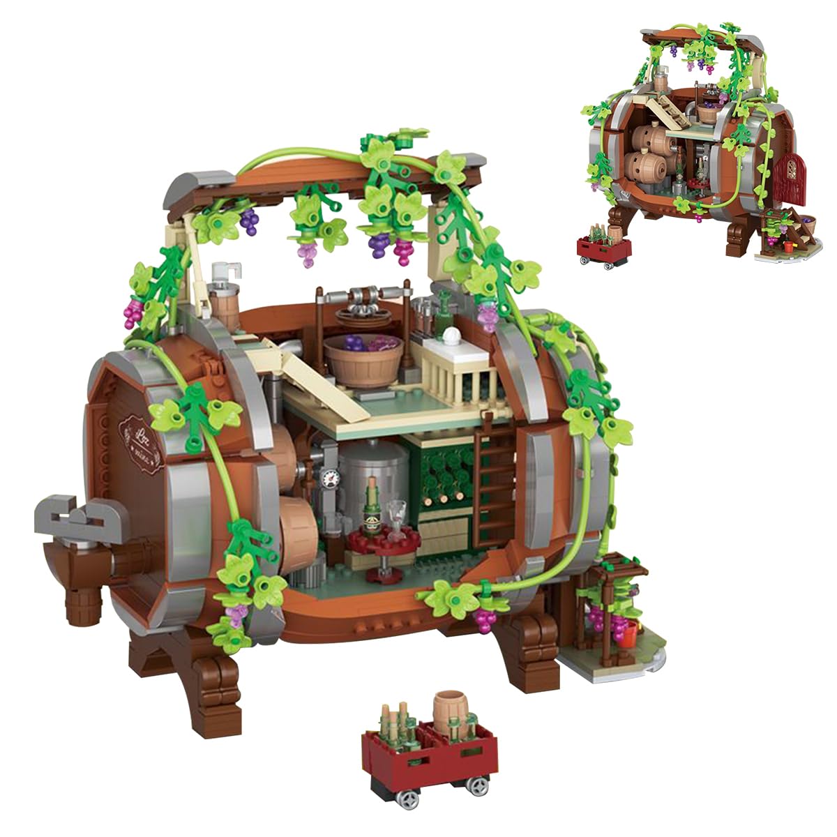 DAHONPA Flower House Architecture Building Blocks Set (1022 Pieces), Gift for Adults and Kids