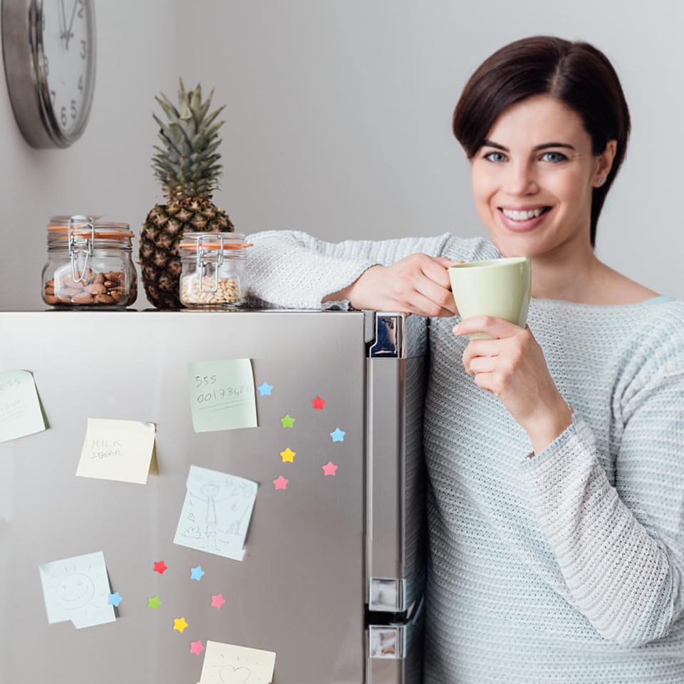 Imanes decorativos Kisangel de estrella para refrigerador miniatura 6