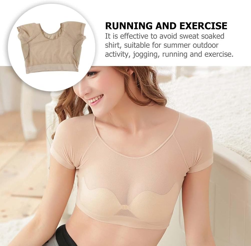 Healifty 2 Pieces Underarm Sweat Guard Armpit Sweat Guard Armpit Under Arm Protectors Women Washable - Image 3