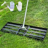 Lawn Leveling Rake 36X10 inch,Extra Wide Lawn Leveler,78' Levelawn Tool,Adjustable Steel Extended Handle Lawn Level Tool,Heavy Duty Yard Leveling Rake Suit for Garden,Golf Lawn and Farm