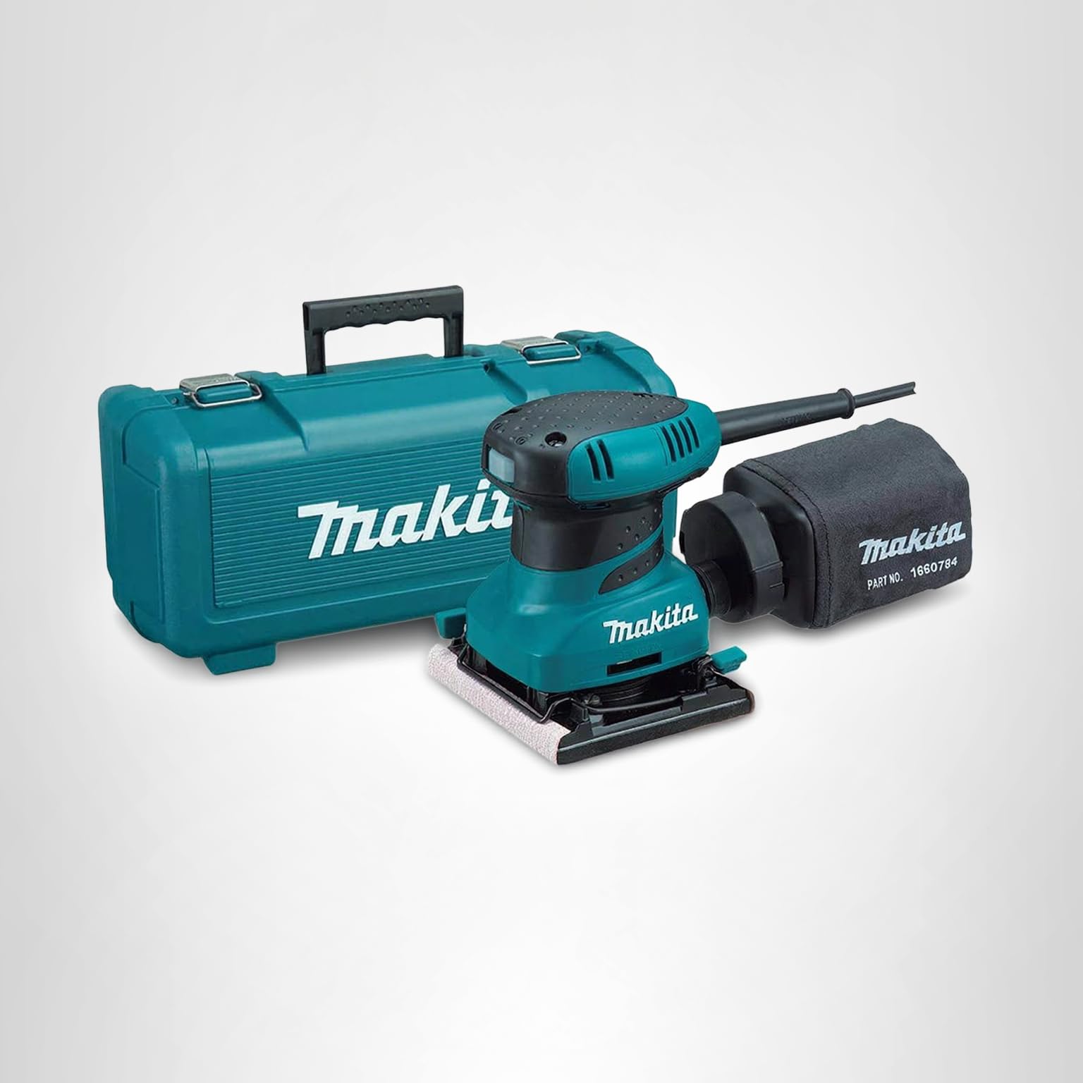 Makita BO4556K 1/4 Sheet Finishing Sander, with Tool Case - Power 