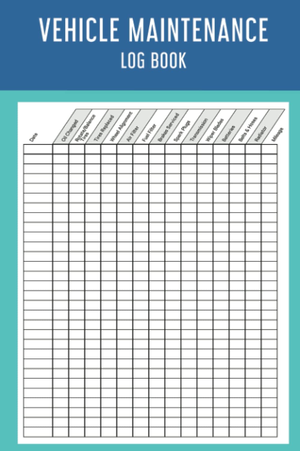 Vehicle Maintenance Log Book: Simple Vehicle Repair and Maintenance Record Book