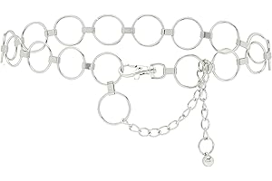 Women's O-Ring Chain Belt: Adorn Your Waist with a Touch of Glamour