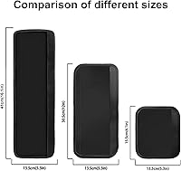 Vista 2 de Juego de 6 fundas para manijas de puerta de refrigerador, protector antideslizante para refrigerador, horno, lavavajillas, mantiene