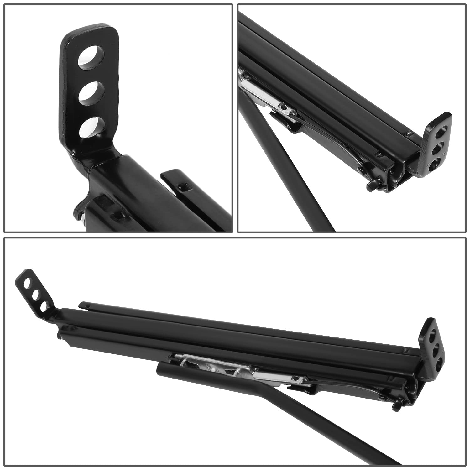 Auto Seat Rails Car Seat Rail Mount Pair Of Universal Racing Seats, PVC Leather, Racing ...